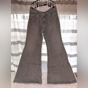 wild fable Gray Wide-Leg Flare Jeans